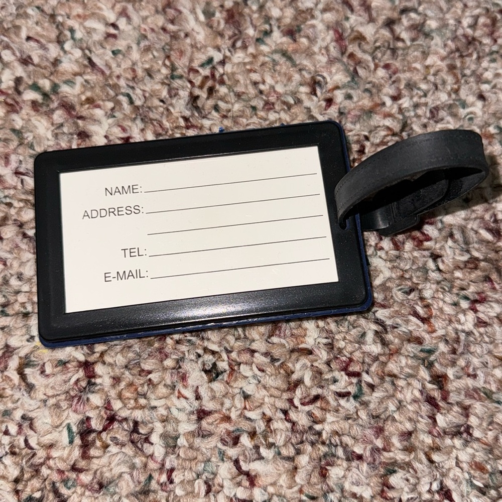 Wallet/Key/Bag/Backpack/Luggage Name Tag Accessory!